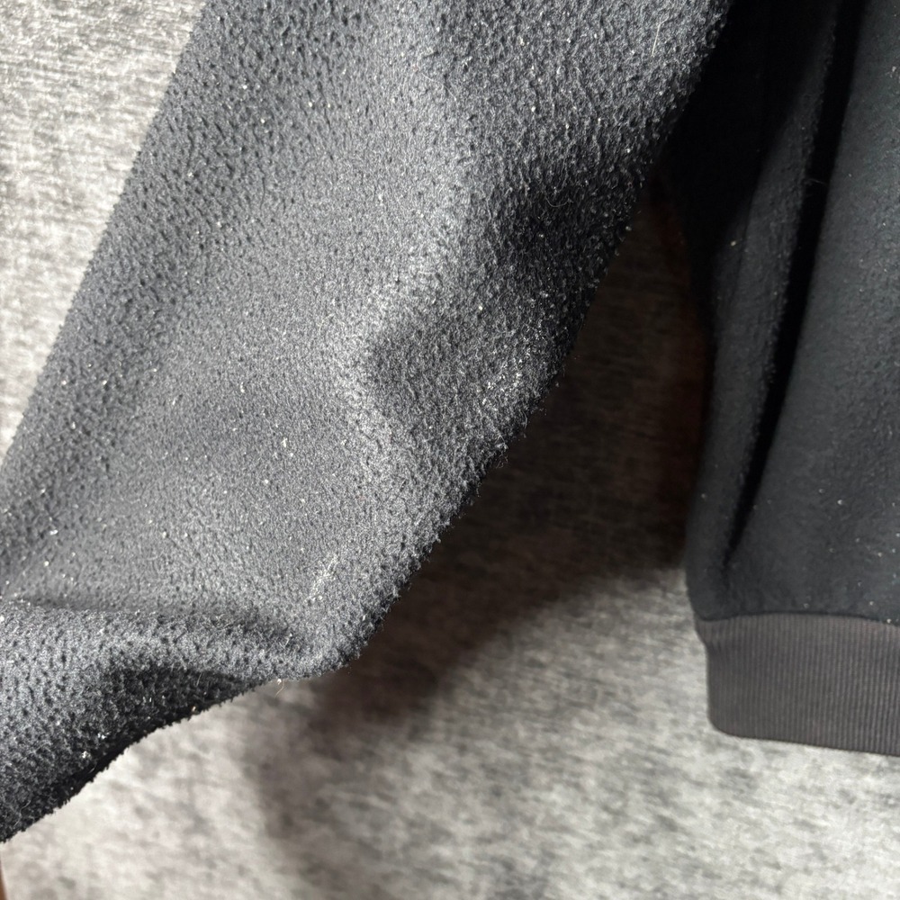 Vintage 90s Columbia Sportswear Fleece Jacket Mens M Black Blue Colorblock USA - Picture 7 of 11